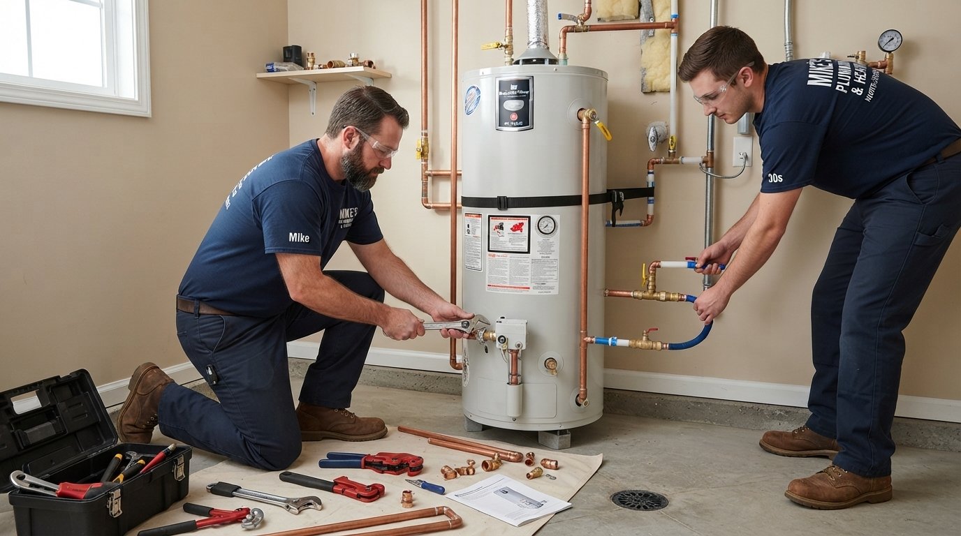 Water heater installation