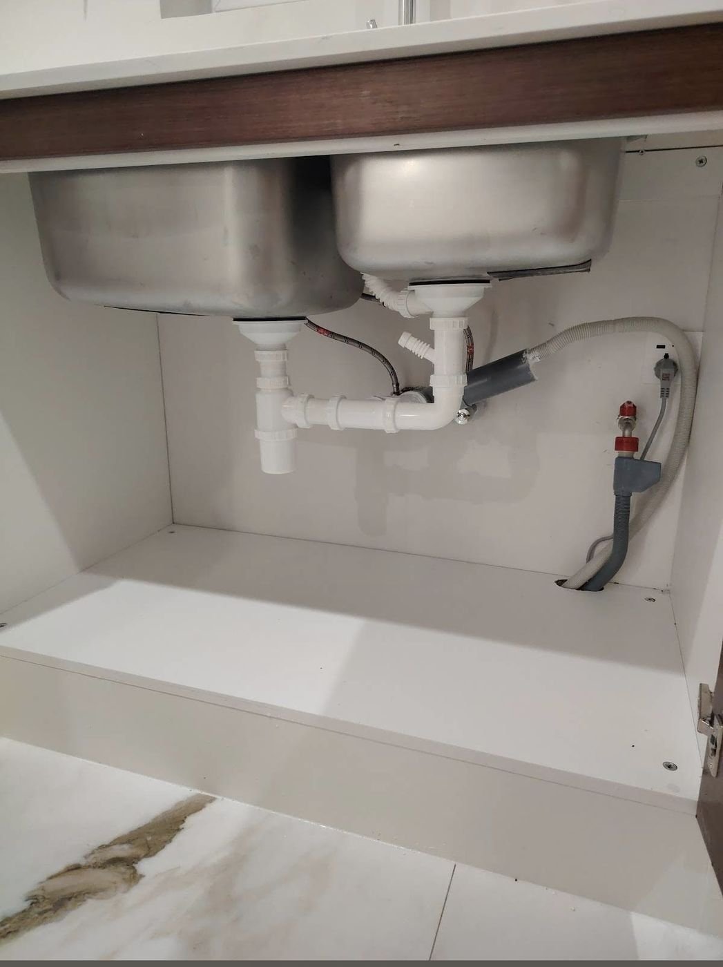 Dishwasher and kitchen pipe repair